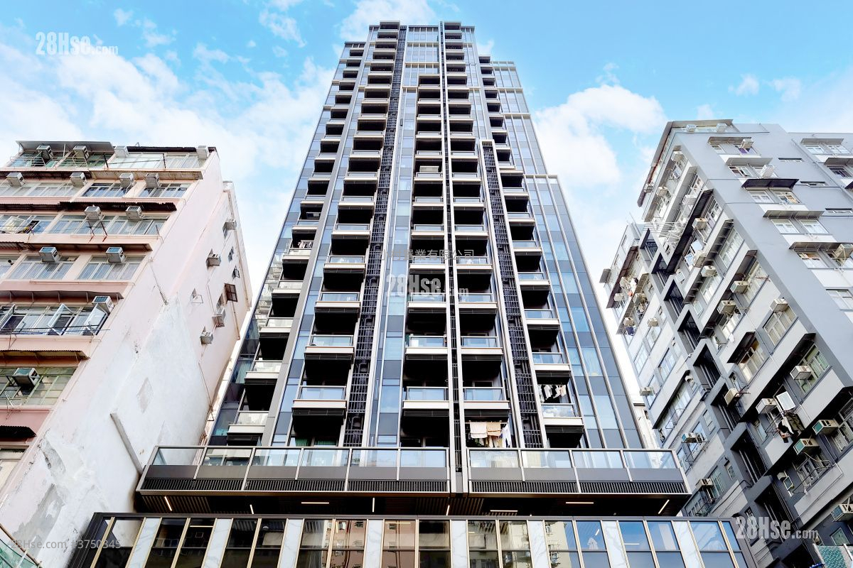 大廈外觀: 喜揚 租盤 1 房 , 1 浴室 297 平方呎