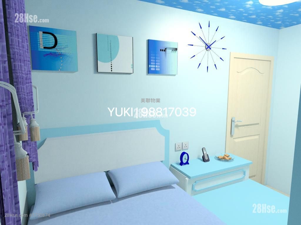 愉田苑 售盤 3 房 568 平方呎