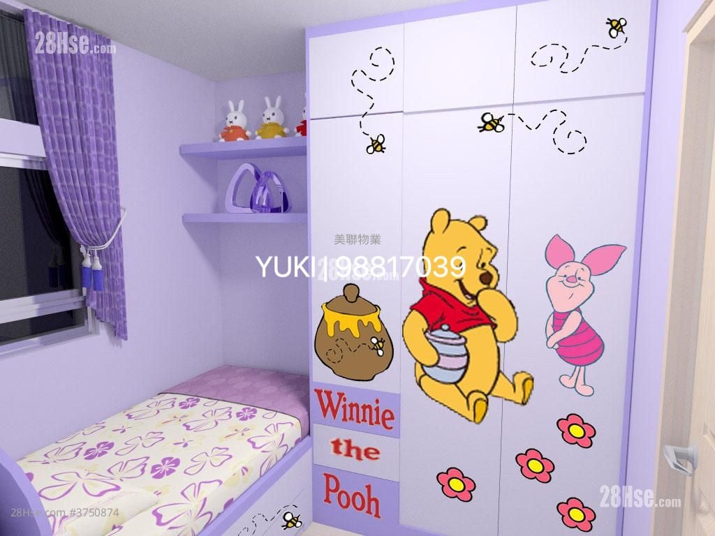 愉田苑 售盤 3 房 568 平方呎