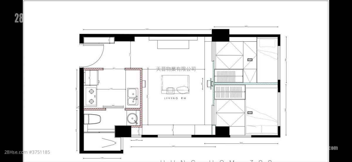 黃埔唐樓 售盤 2 房 , 1 浴室 392 平方呎