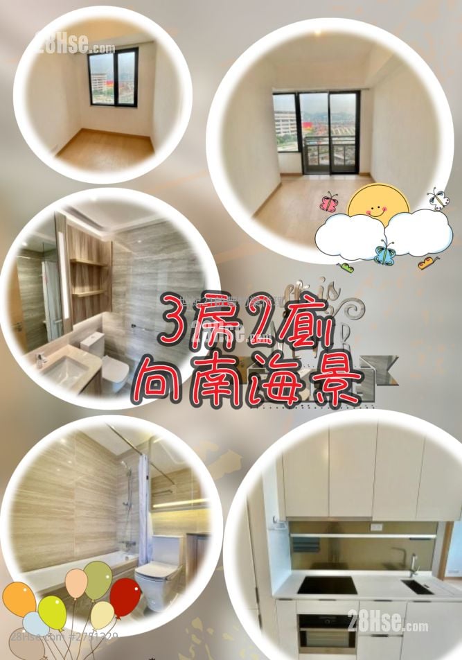 嘉汇 租盘 3 房 , 2 浴室 632 平方尺