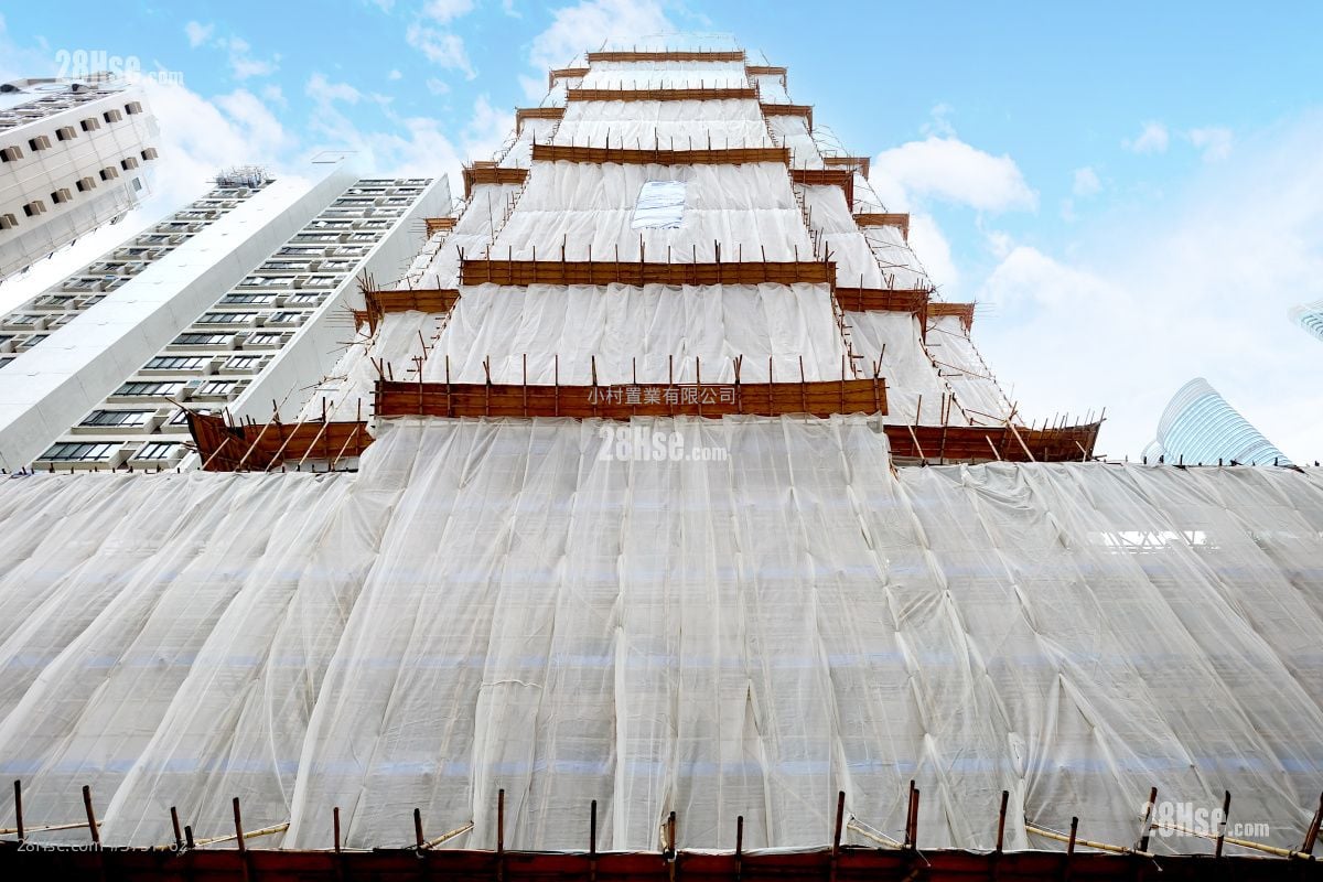 大廈外觀: 名仕花園 售盤 3 房 , 2 浴室 596 平方呎