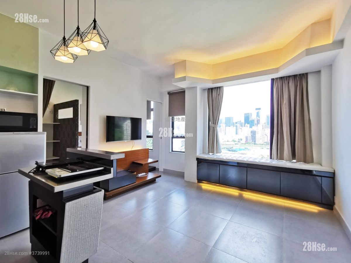 旭逸閣 租盤 1 房 308 平方呎