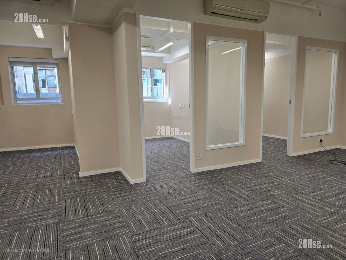 2. 中環香港公商大廈1356呎租4萬新裝修4房有分體冷氣