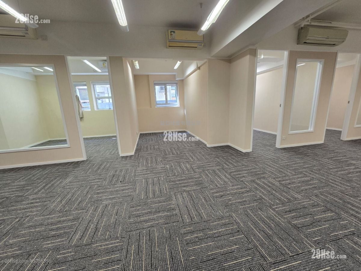 2. 中環香港公商大廈1356呎租4萬新裝修4房有分體冷氣