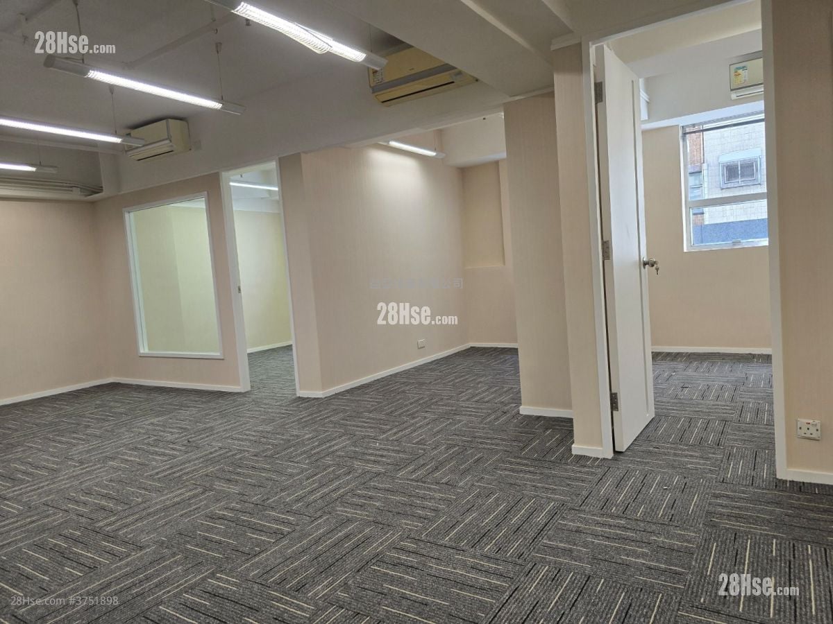 2. 中環香港公商大廈1356呎租4萬新裝修4房有分體冷氣