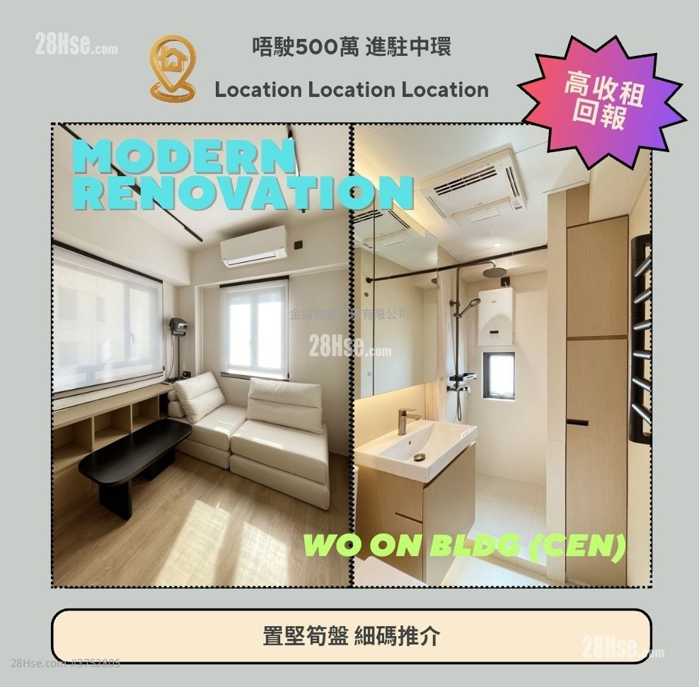 Wo On Building Sell 1 Bedroom , 1 Bathroom 274 ft²