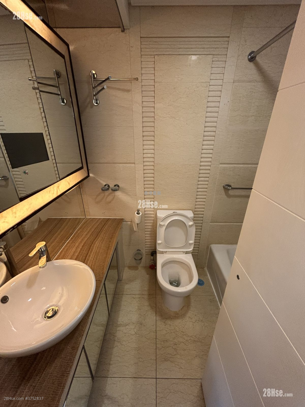 君匯港 租盤 1 房 , 1 浴室 482 平方呎