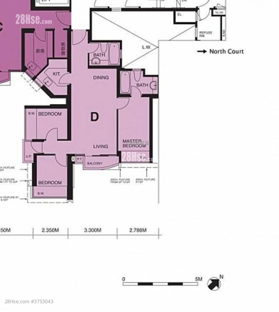 Festival City Sell 3 Bedrooms , 2 Bathrooms 680 ft²