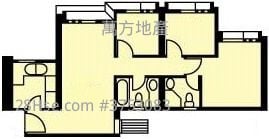 愉翠苑 售盘 3 房 , 2 浴室 650 平方尺