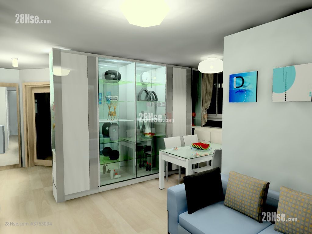 愉田苑 售盘 3 房 , 1 浴室 568 平方尺