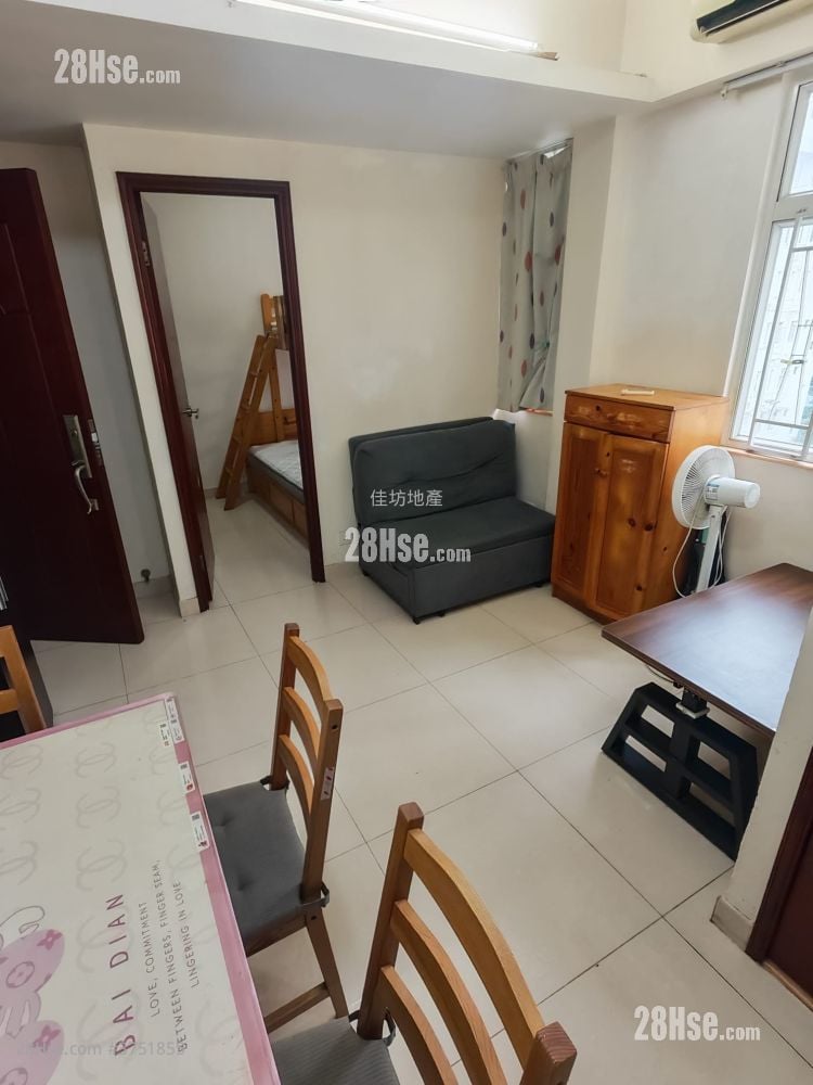 幸福大樓 租盤 2 房 , 1 浴室 360 平方呎