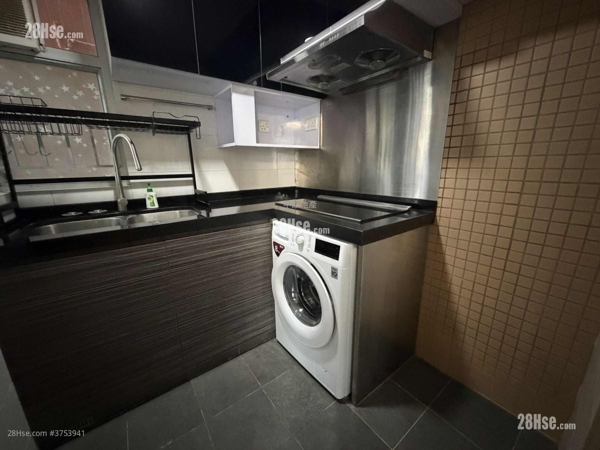 廚房: 叠茵庭 租盤 1 房 , 1 浴室 376 平方呎