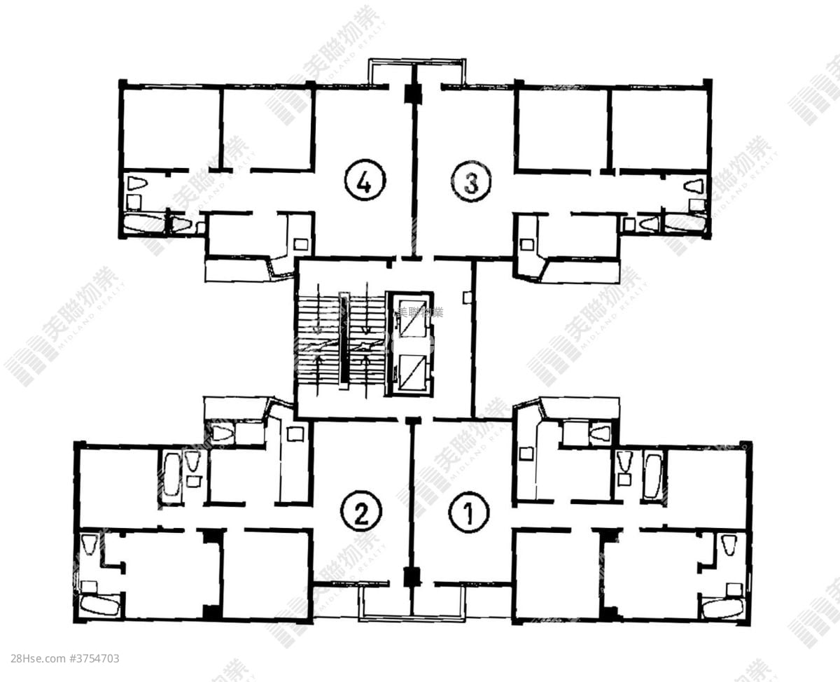 宝峰园 售盘 3 房 822 平方尺
