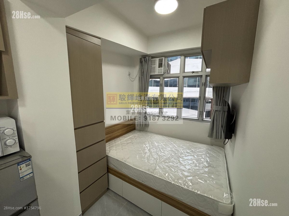 美園大廈 租盤 開放式間隔 , 1 浴室 150 平方呎