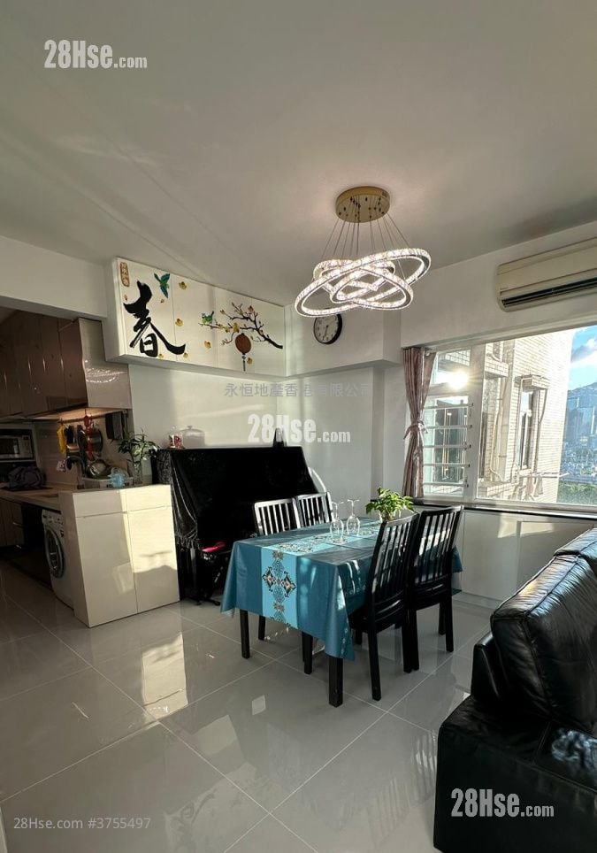 美城花園大廈 租盤 2 房 , 2 浴室 634 平方呎