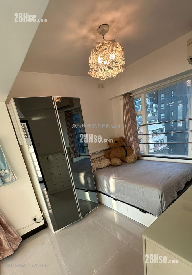 美城花園大廈 租盤 2 房 , 2 浴室 634 平方呎