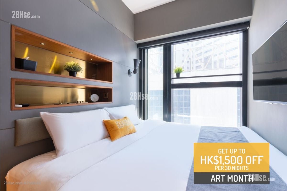 油麻地服务式住宅 租盘 开放式间隔 , 1 浴室 185 平方尺