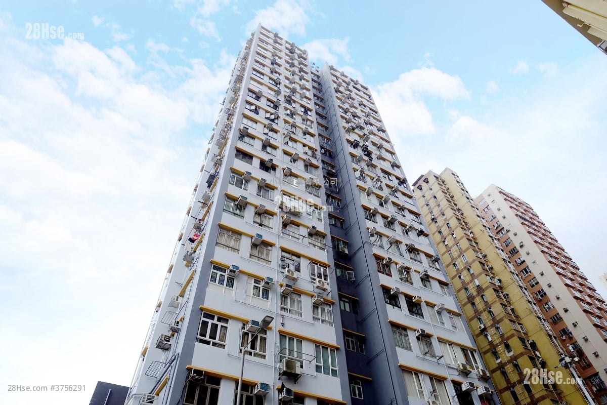 大廈外觀: 和發大廈 售盤 2 房 , 1 浴室 258 平方呎