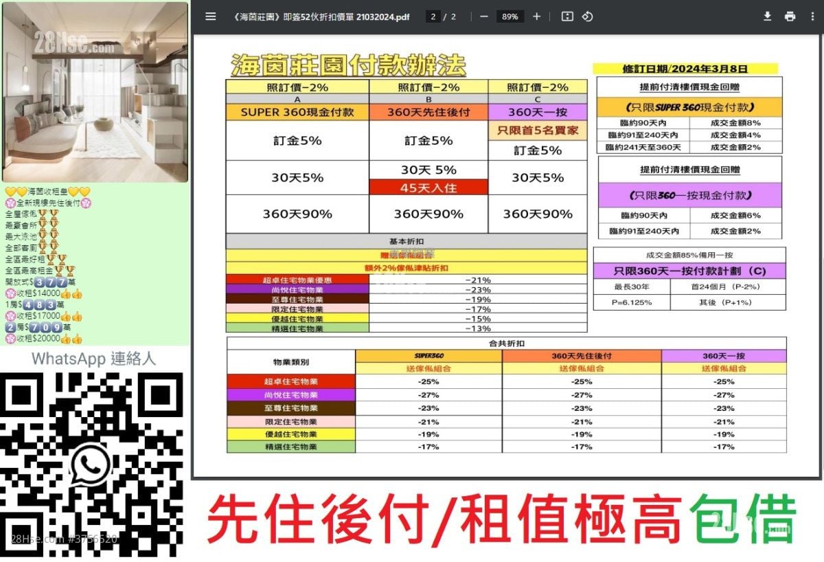 馬游塘 售盤 2 房 , 1 浴室 690 平方呎