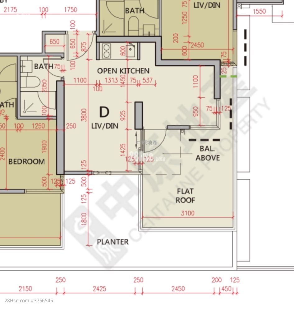 Edition 178 Sell Studio , 1 Bathroom 251 ft²