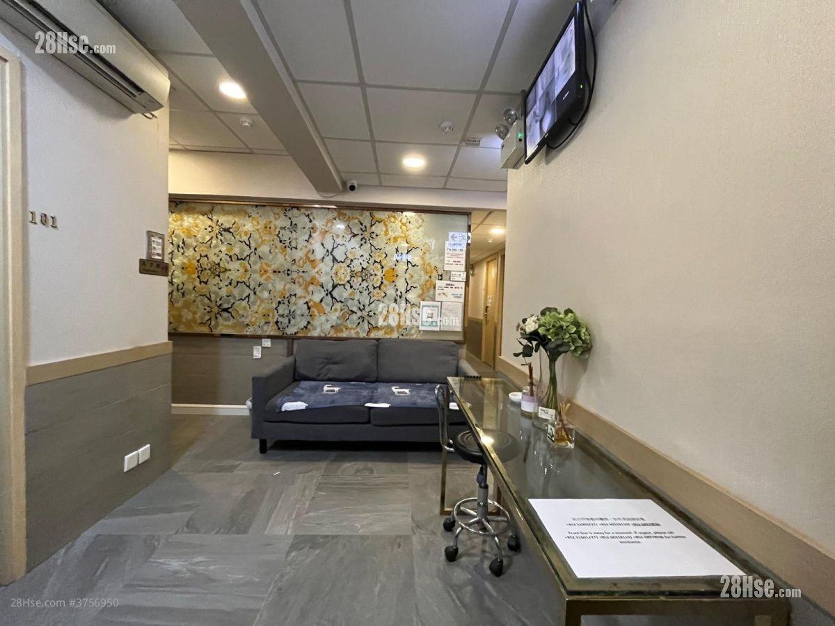 美麗都大廈 租盤 1 房 , 1 浴室 80 平方呎