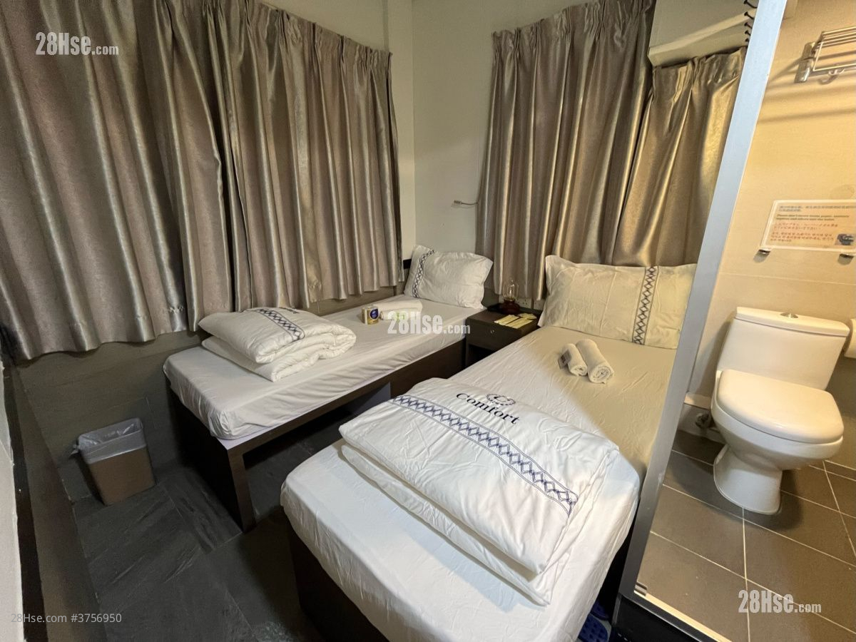 美麗都大廈 租盤 1 房 , 1 浴室 80 平方呎