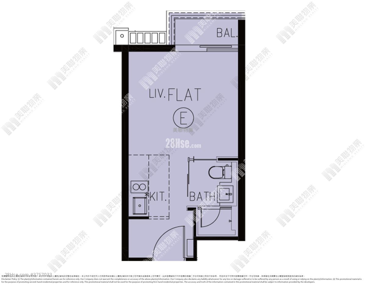 Park Yoho Sell Studio , 1 Bathroom 251 ft²