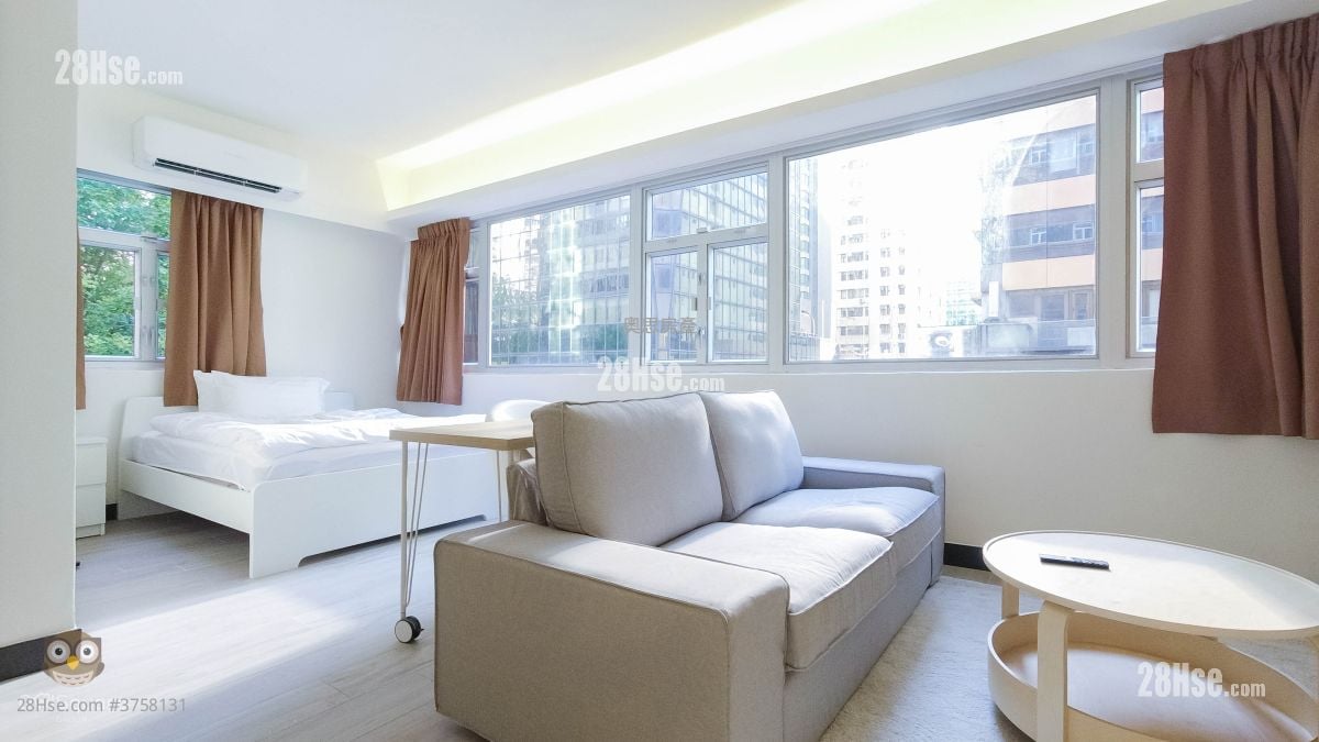 湾仔卢押道20号其康大厦2-11楼 租盘 开放式间隔 , 1 浴室 420 平方尺