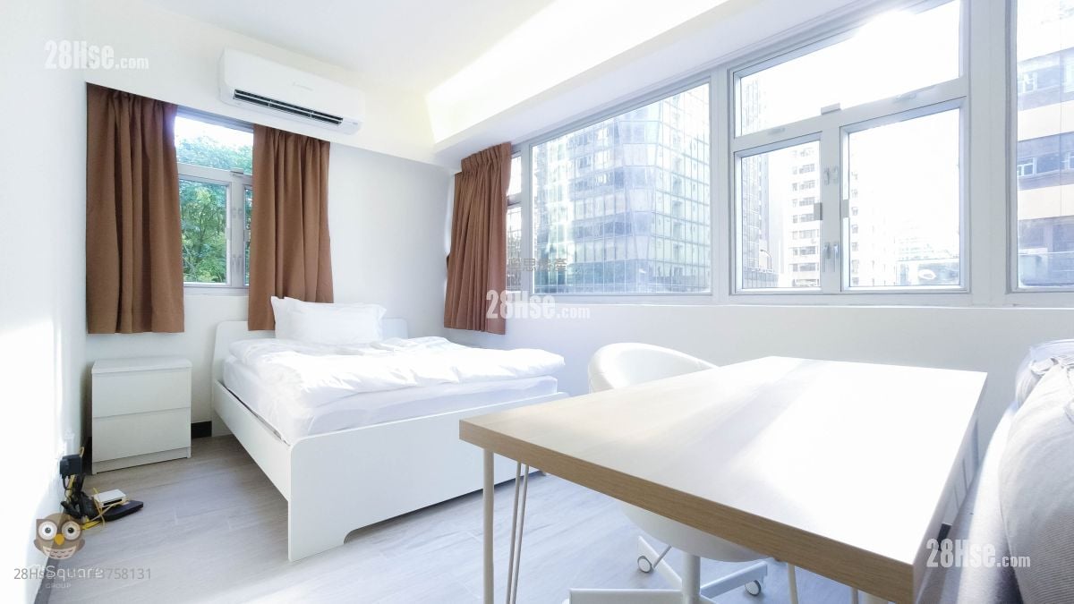 湾仔卢押道20号其康大厦2-11楼 租盘 开放式间隔 , 1 浴室 420 平方尺