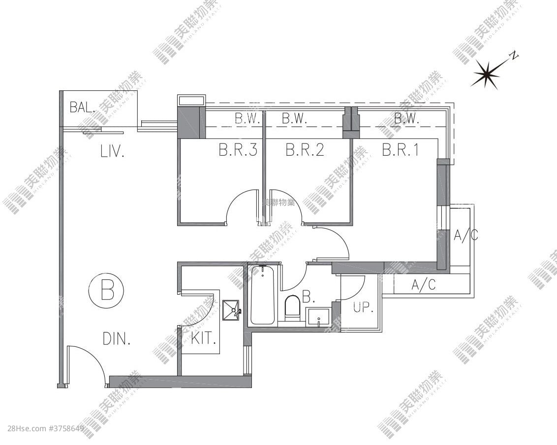 One Regent Place Sell 3 Bedrooms , 1 Bathroom 600 ft²