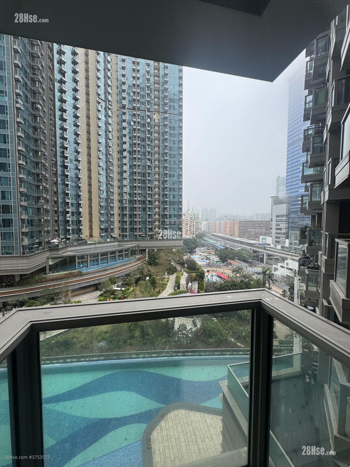 凱滙 租盤 2 房 , 1 浴室 594 平方呎