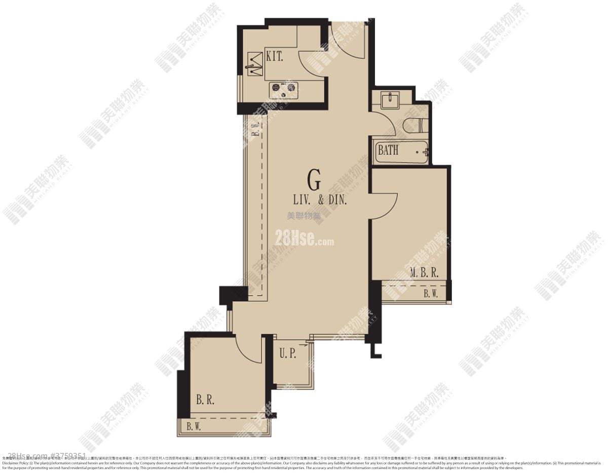 峻滢 售盘 2 房 503 平方尺