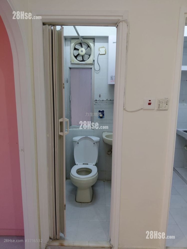 瑞宁楼 租盘 2 房 , 1 浴室 250 平方尺