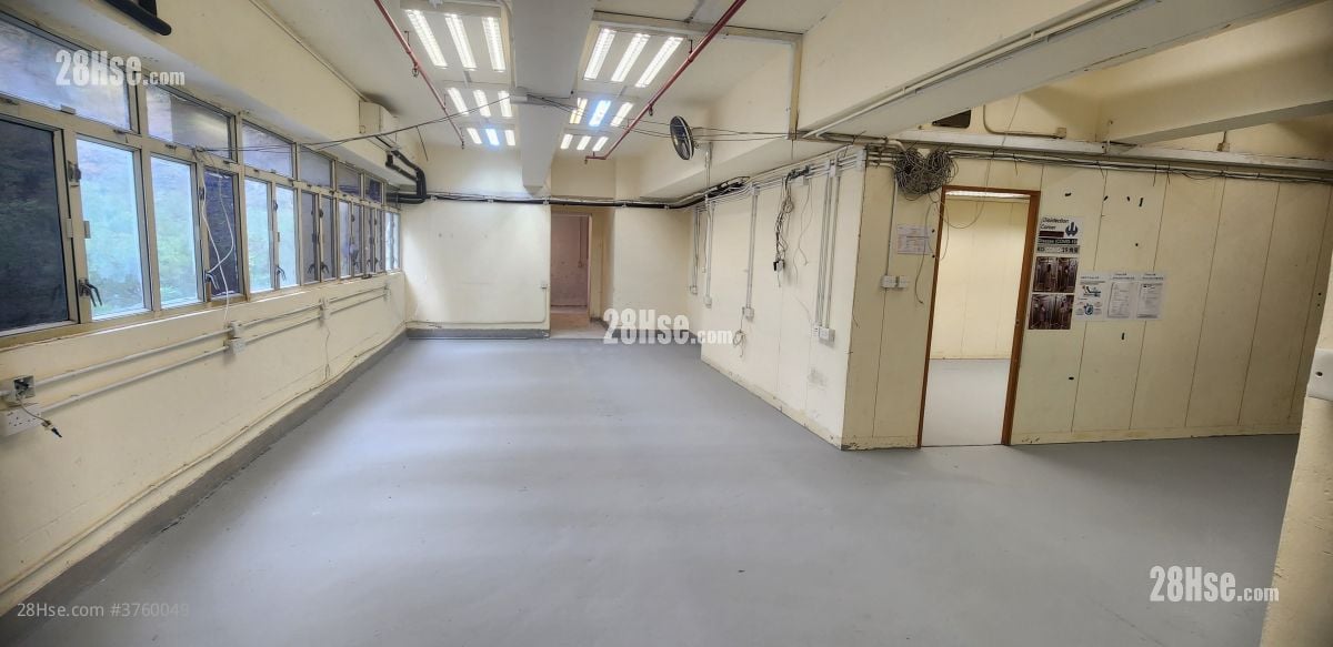 永豐工業大廈 租盤 1 房 , 2 廁所 2,078 平方呎