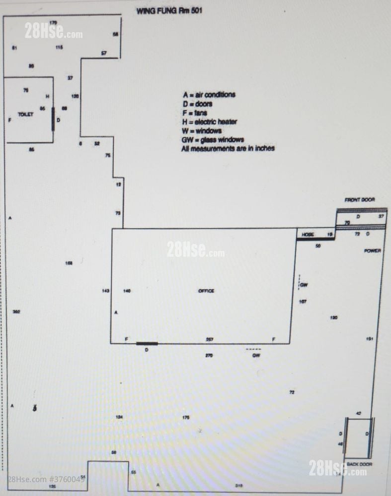 永豐工業大廈 租盤 1 房 , 2 廁所 2,078 平方呎