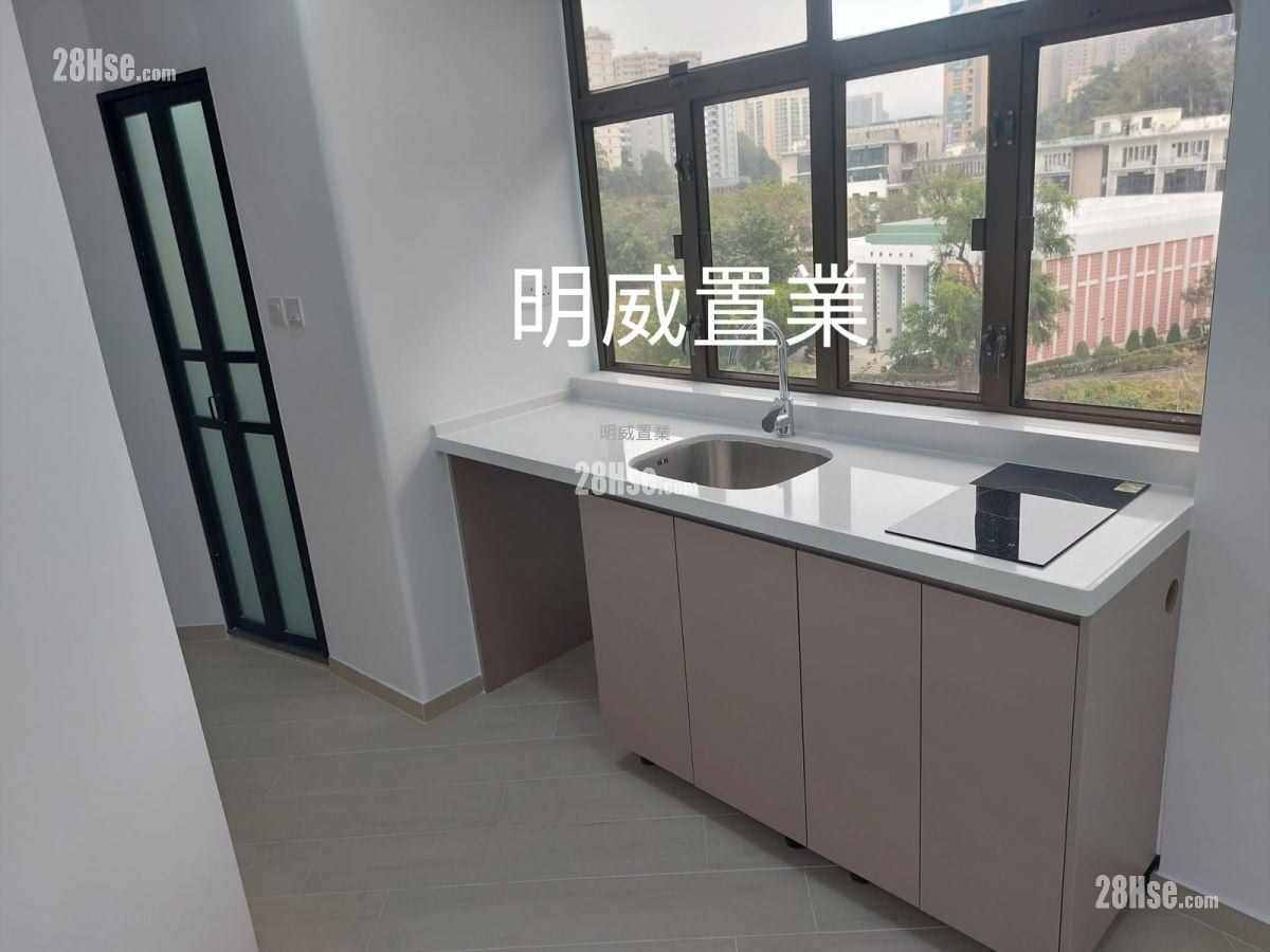 翠园大楼 租盘 开放式间隔 , 1 浴室 329 平方尺