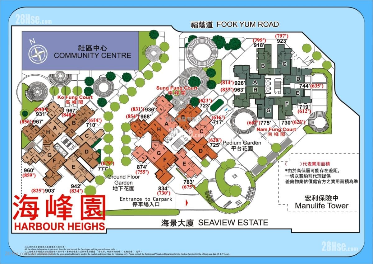 Harbour Heights Sell 3 Bedrooms , 2 Bathrooms 817 ft²