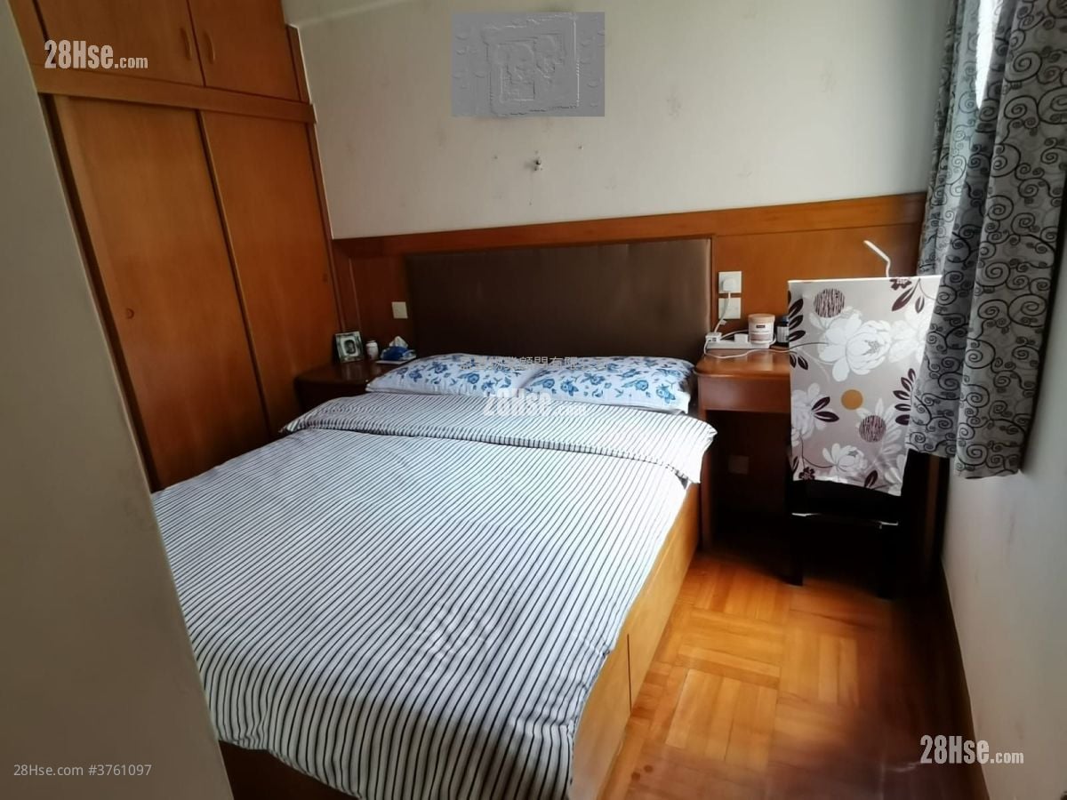 睡房 2: 伊利莎伯大厦 售盘 2 房 , 1 浴室 612 平方尺