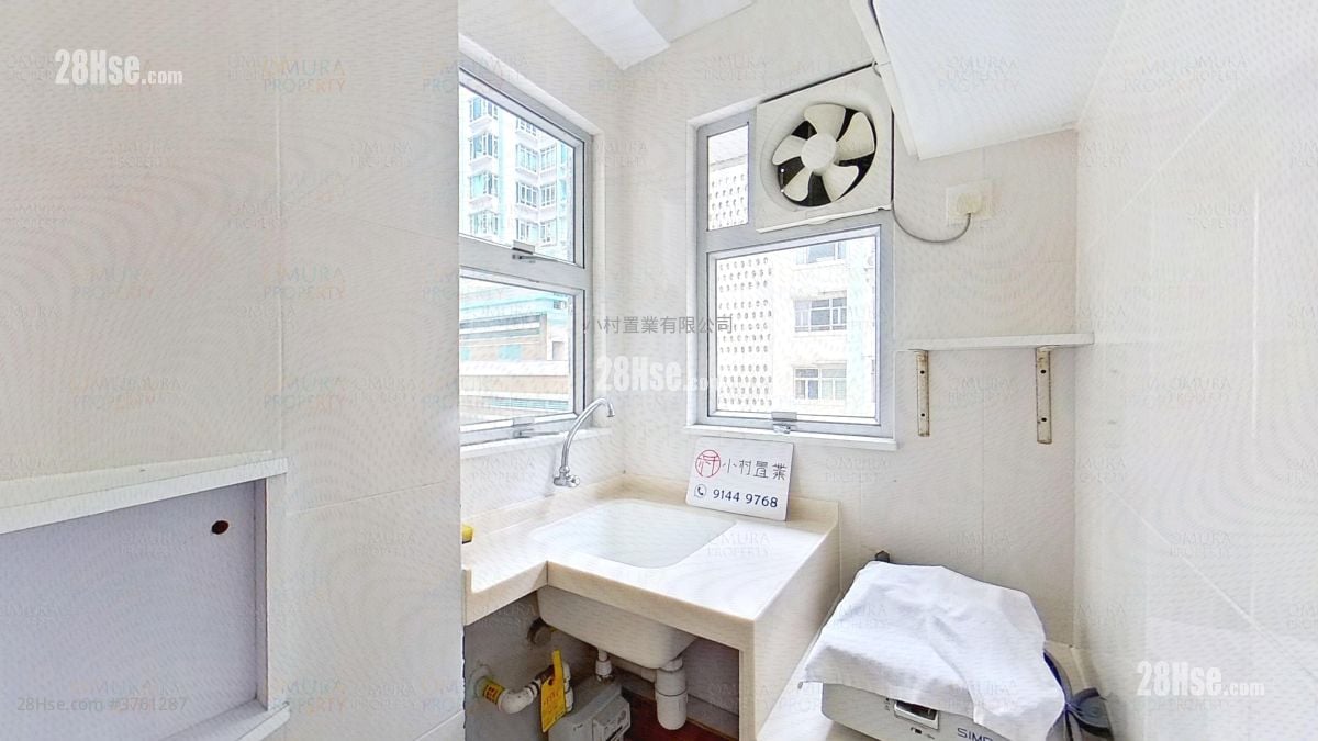 厨房: 富景阁 售盘 开放式间隔 , 1 浴室 198 平方尺