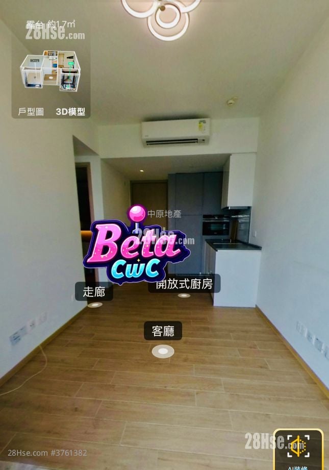 LP6 售盘 2 房 , 1 浴室 431 平方尺