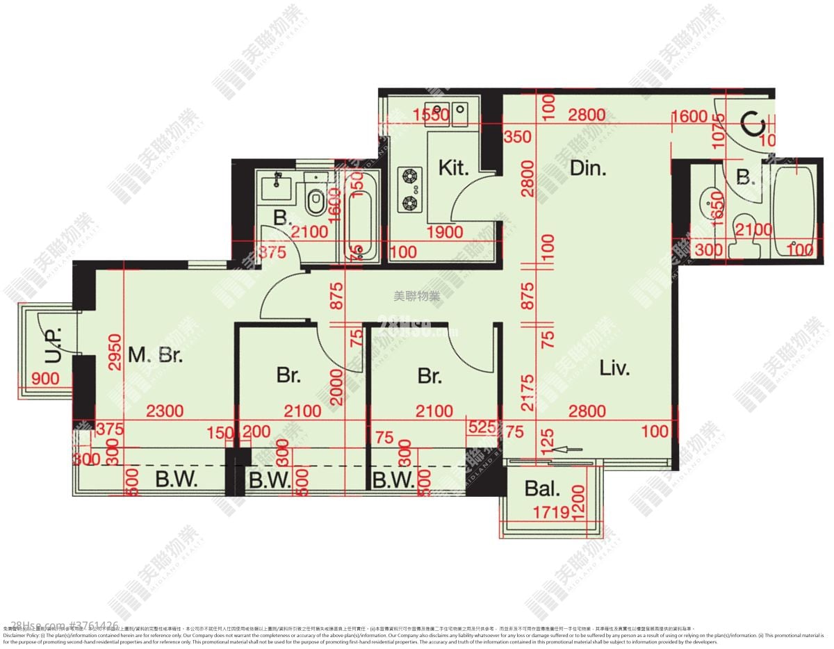 The Reach Sell 3 Bedrooms , 2 Bathrooms 660 ft²