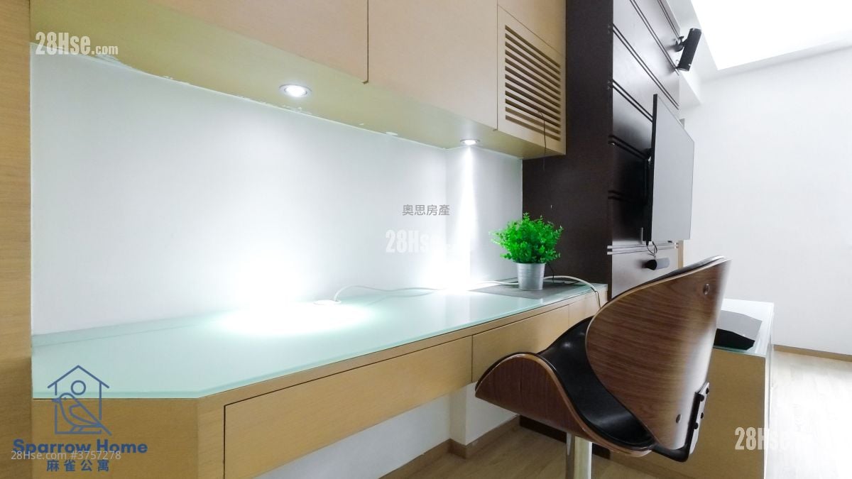 景星大廈 租盤 2 房 , 1 浴室 562 平方呎