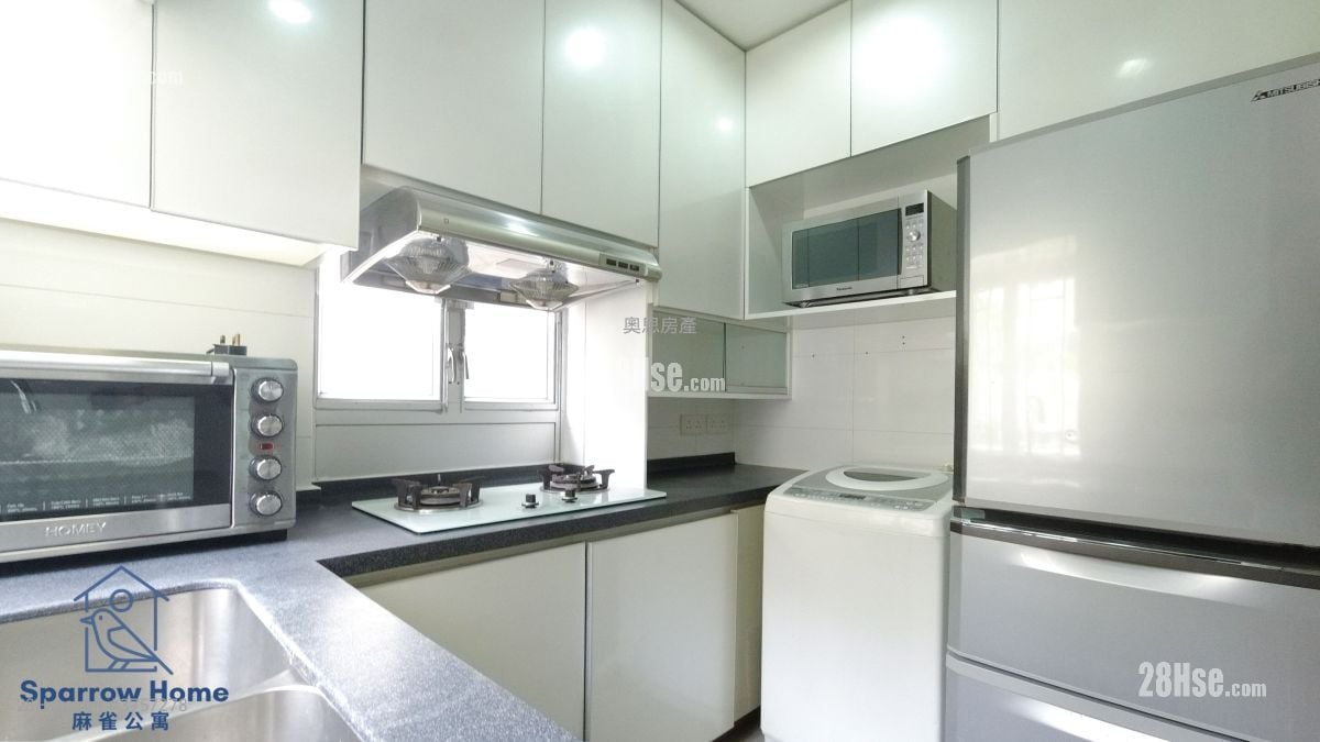 景星大廈 租盤 2 房 , 1 浴室 562 平方呎