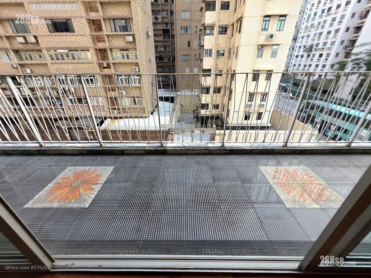 露台: 恒德大厦 售盘 3 房 , 3 浴室 1,830 平方尺