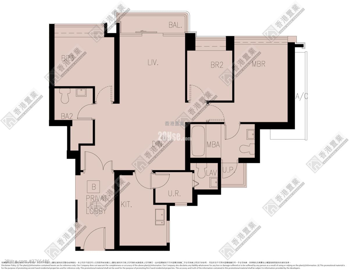 Ultima Sell 3 Bedrooms , 2 Bathrooms 1,066 ft²