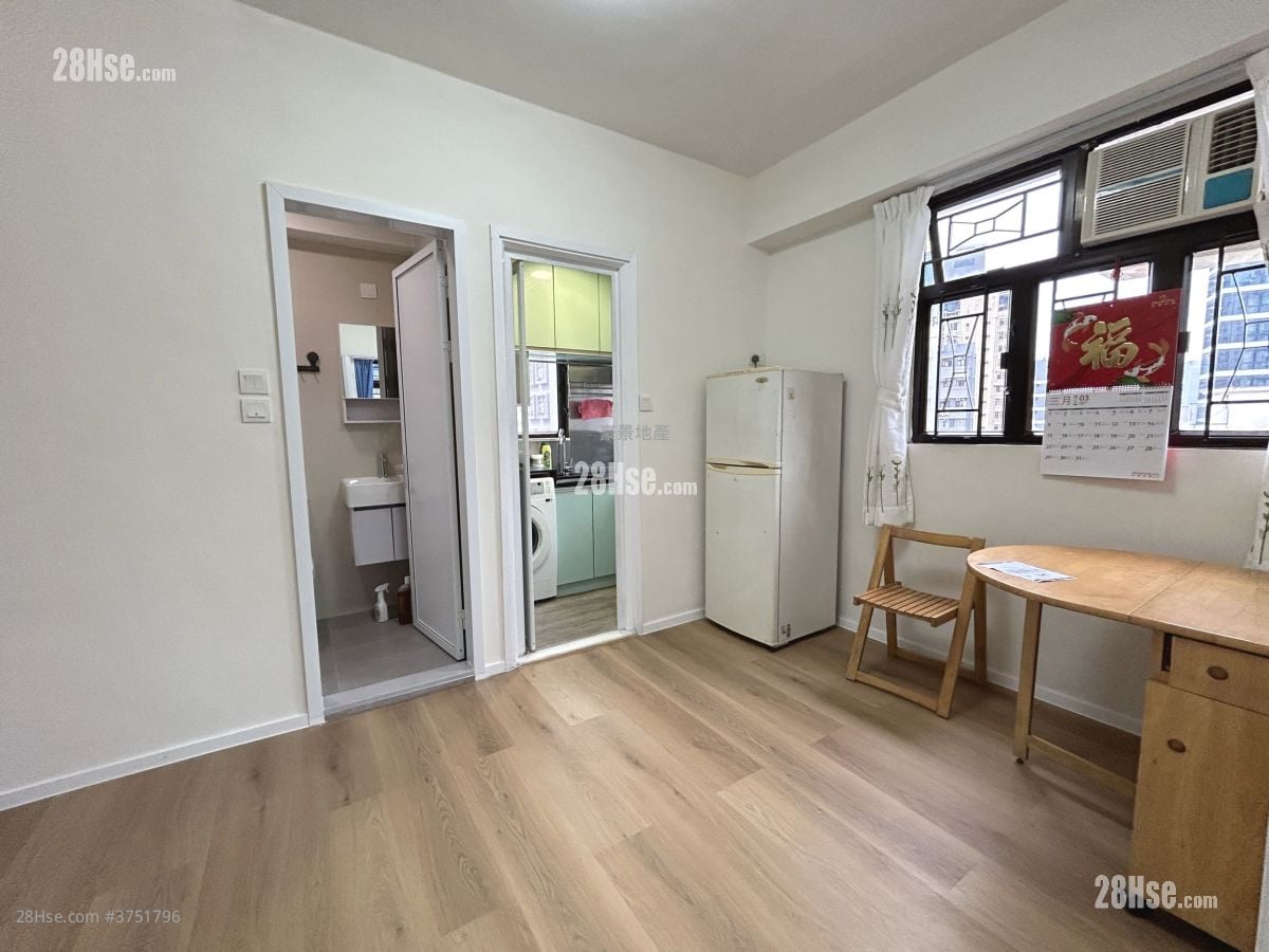 仁福大厦 租盘 2 房 , 1 浴室 278 平方尺