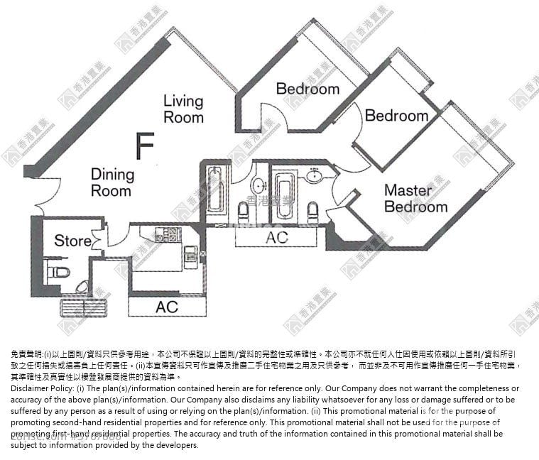 The Waterfront Sell 3 Bedrooms , 2 Bathrooms 943 ft²