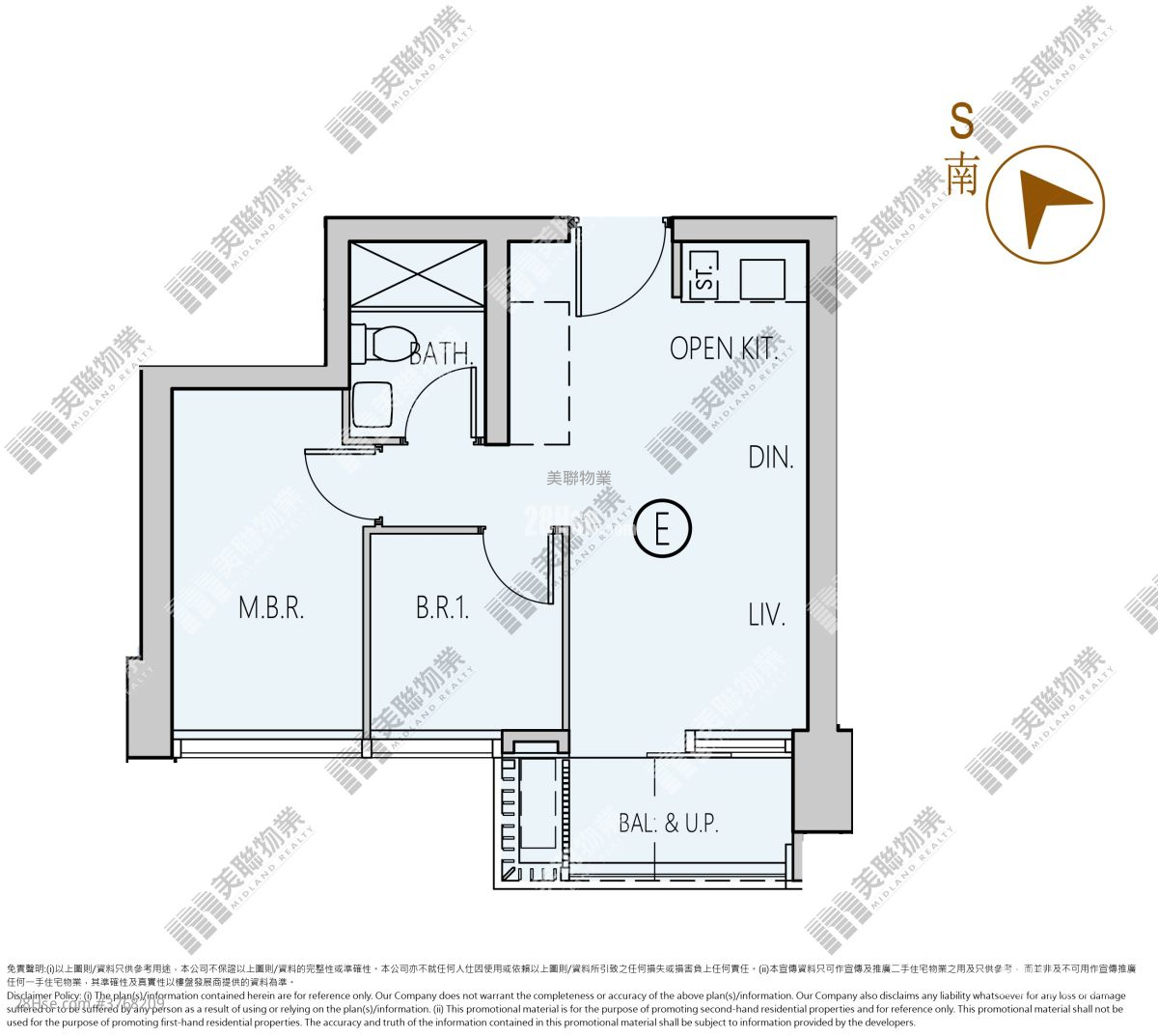 凯柏峰 III 售盘 2 房 , 1 浴室 452 平方尺