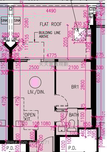 Novo Land 售盘 1 房 , 1 浴室 273 平方尺